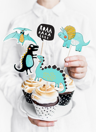 Set Decoratiuni Prajitura - Dinozauri [2]