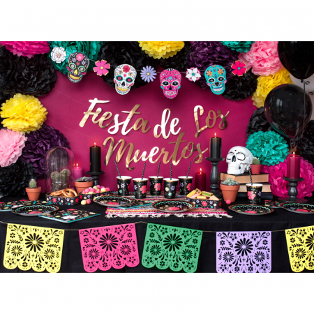 Set Farfurii Dia de los Muertos, mix, 18 cm [7]