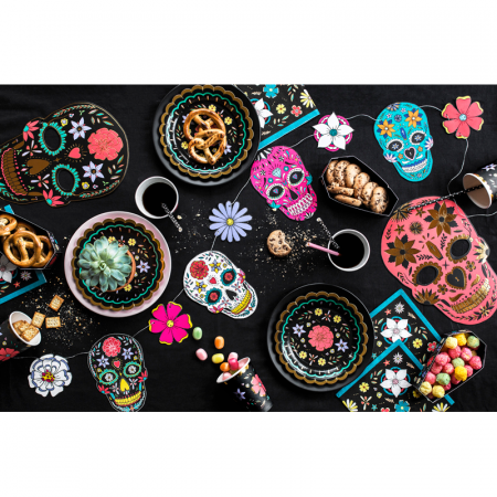 Set Farfurii Dia de los Muertos, mix, 18 cm [3]