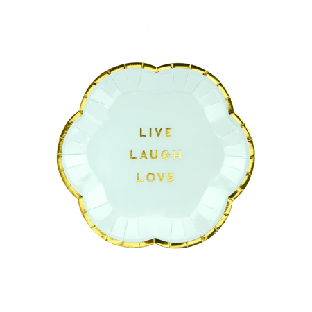 Set farfurii Yummy - Live Laugh Love 13 cm [0]