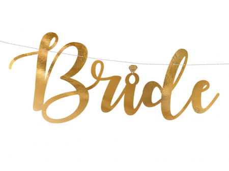 Banner Bride to Be, Auriu, 80 cm [1]