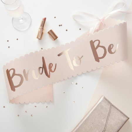 Esarfa Bride to Be, Rose Gold [2]