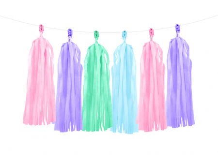 Pastel Party - Ghirlande Franjuri Multicolor