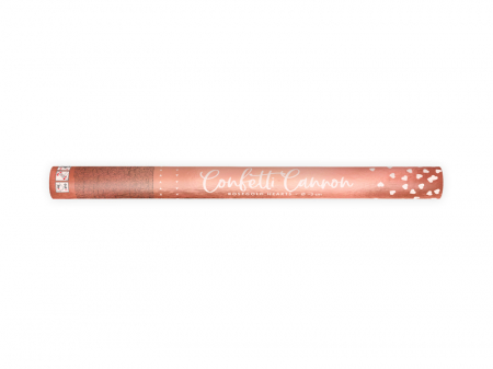 Tun Confetti Inimi Rose Gold - 60 cm [0]