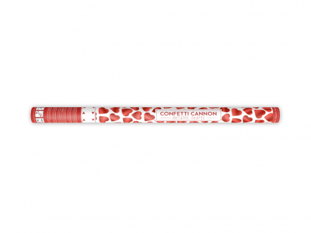 Tun Confetti Inimi Rosii - 80 cm [0]