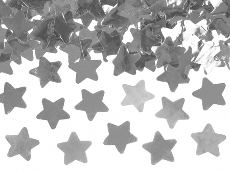 Tun Confetti Stele Argintii 80 cm [3]