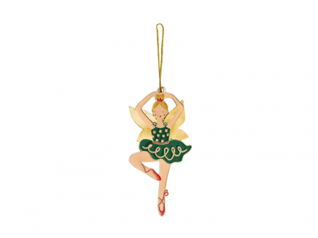 Ocazie - Decoratiune Craciun Balerina, Metal