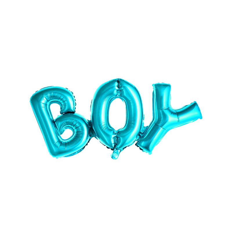 Balon Folie Boy, Albastru - 67x29 cm