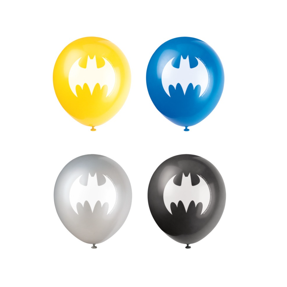 Set 8 Baloane Batman - 30 cm