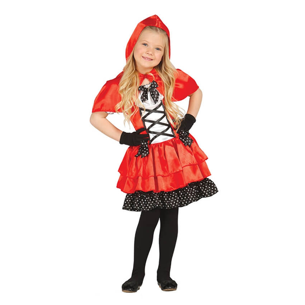Costum Scufita Rosie 5 - 6 ani