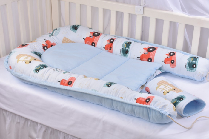 Babynest model masinute si bleu Paturica Fermecata [6]
