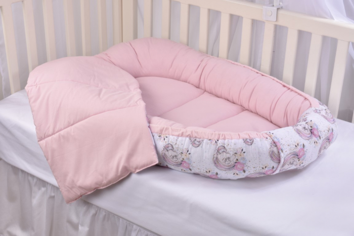 Babynest model unicorni si roz Paturica Fermecata [5]