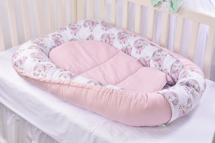 Babynest model unicorni si roz Paturica Fermecata [3]