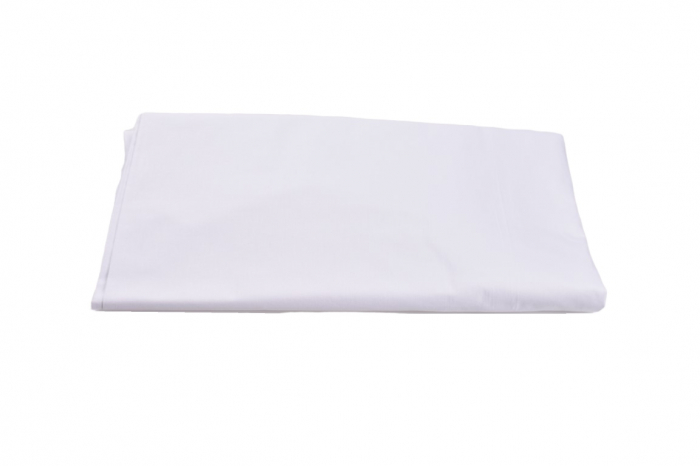 Cearsaf bumbac 100% alb pat 90x200 cm [3]