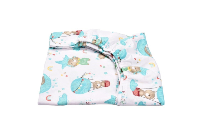 Cearsaf bumbac 100% model ursuleti in balon 120x60 cm [1]