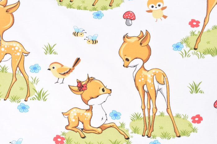 Cearsaf bumbac 100% model caprioare 120x60 cm [3]