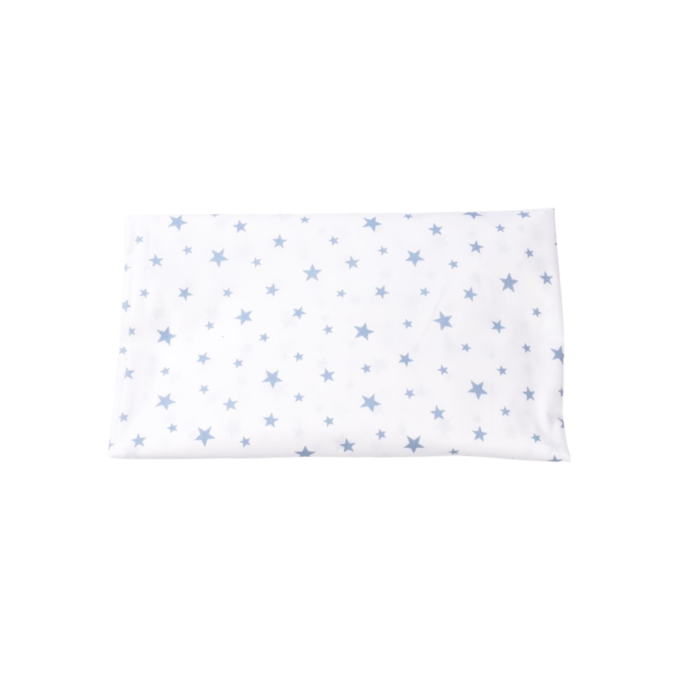 Cearsaf bumbac 100% model stelute mici bleu 120x60 cm [2]