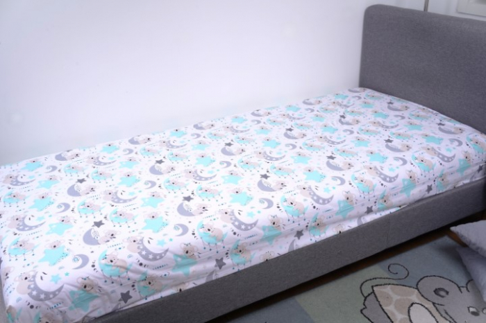 Cearsaf pat 90x200 cm Montessorri sau o persoana model Koala [1]