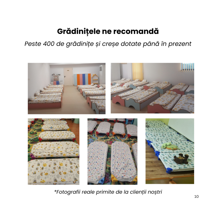 Cearșaf pătuț stivuibil grădiniță sau creșă 131x55 cm, bumbac 100%, model Căprioare [9]