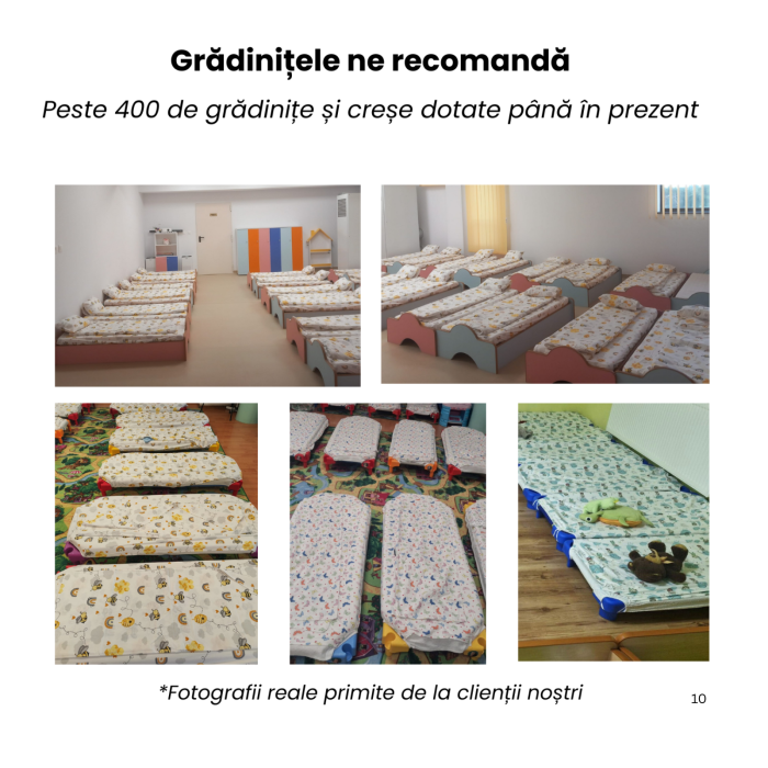 Cearșaf pătuț stivuibil grădiniță sau creșă 133x58 cm, bumbac 100%, model Bulinuțe gri [7]