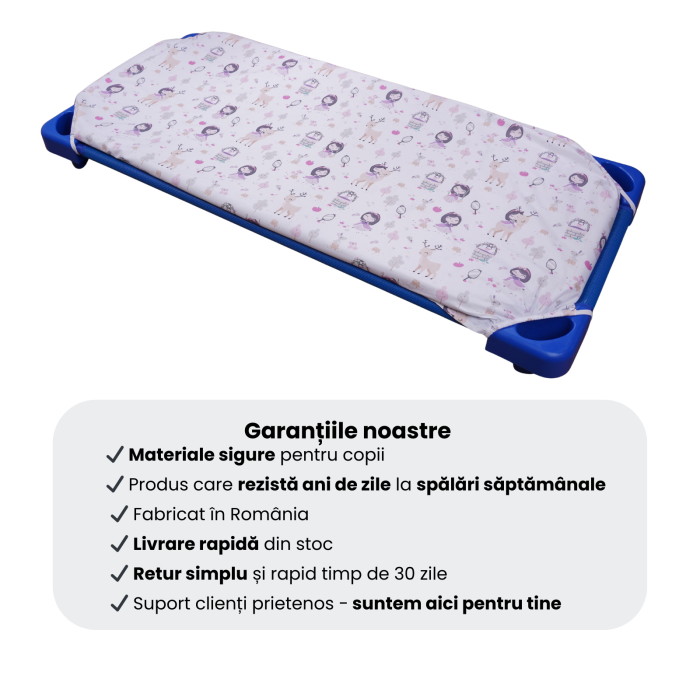 Cearsaf patut stivuibil gradinita sau cresa model fetite [6]