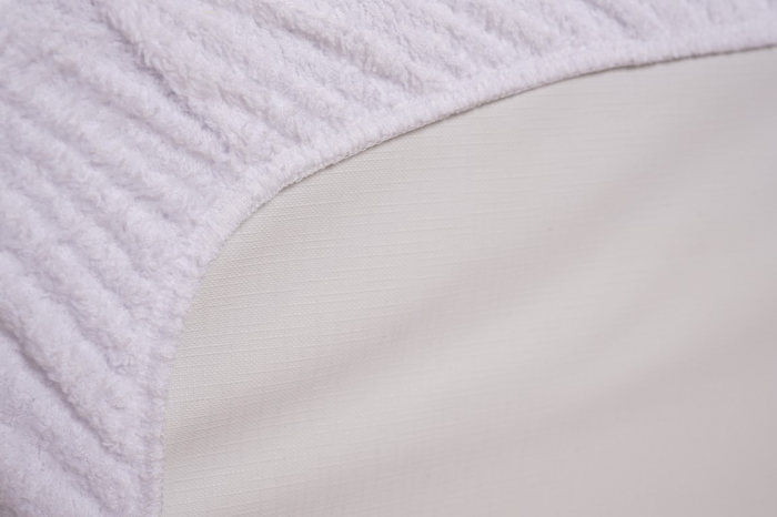 Husa masa de infasat si prosopel 80x50 cm frotir bumbac 100% culoare alb [2]
