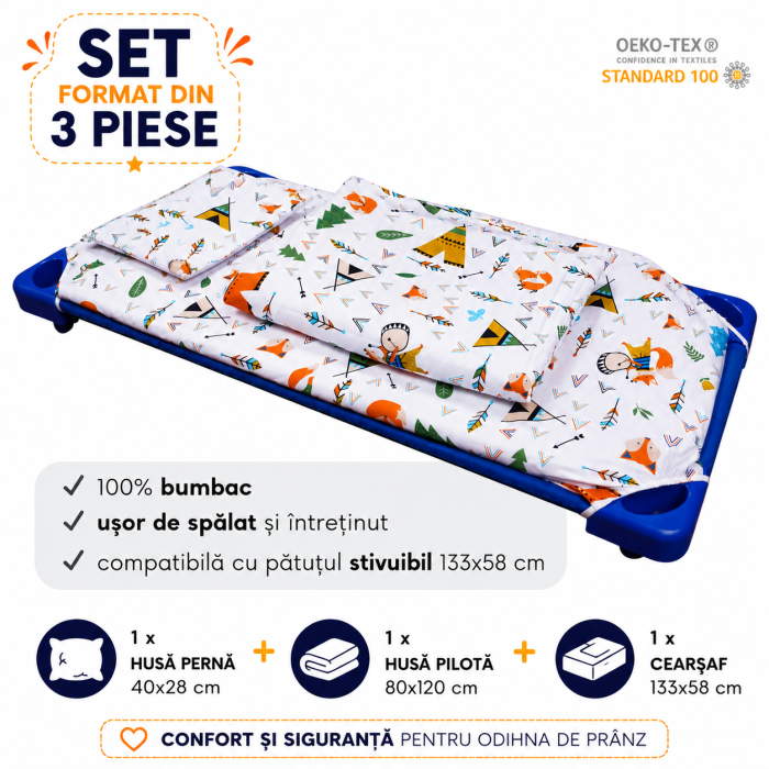 Lenjerie 3 piese patut stivuibil model animalute [2]