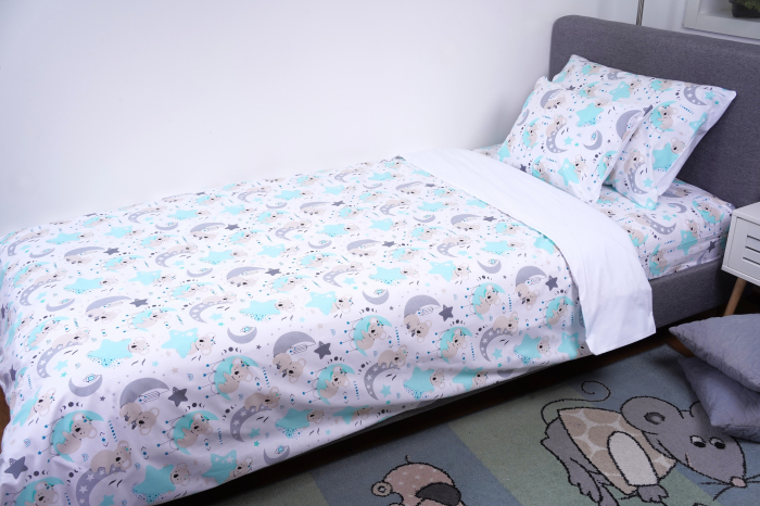 Lenjerie 3 piese pat 90x200 cm Montessorri sau o persoana model Koala [1]