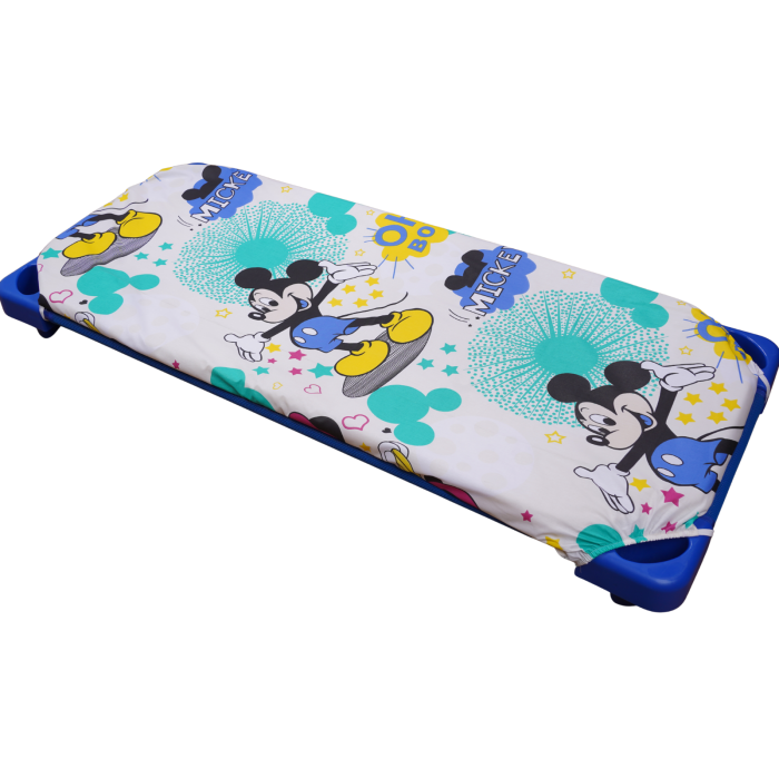 Lenjerie 3 piese patut stivuibil bumbac 100%  model Mickey -editie limitata [2]