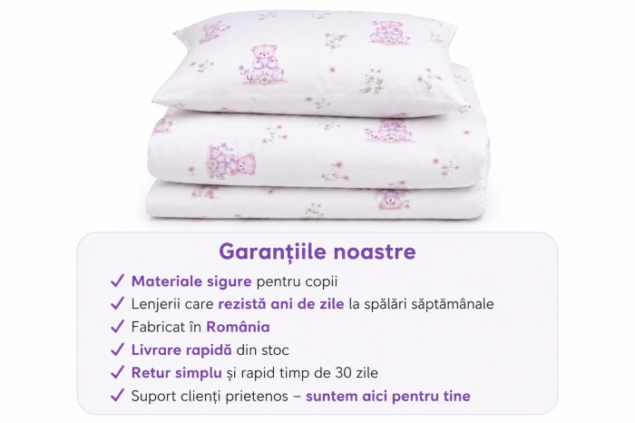 Lenjerie 5 piese patut incastrabil model iepurasi [5]