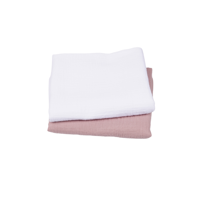 Pachet cadou bebelus Iepuras Paste , 2x scutece muselina, pernuta plata, model Unicorni [2]