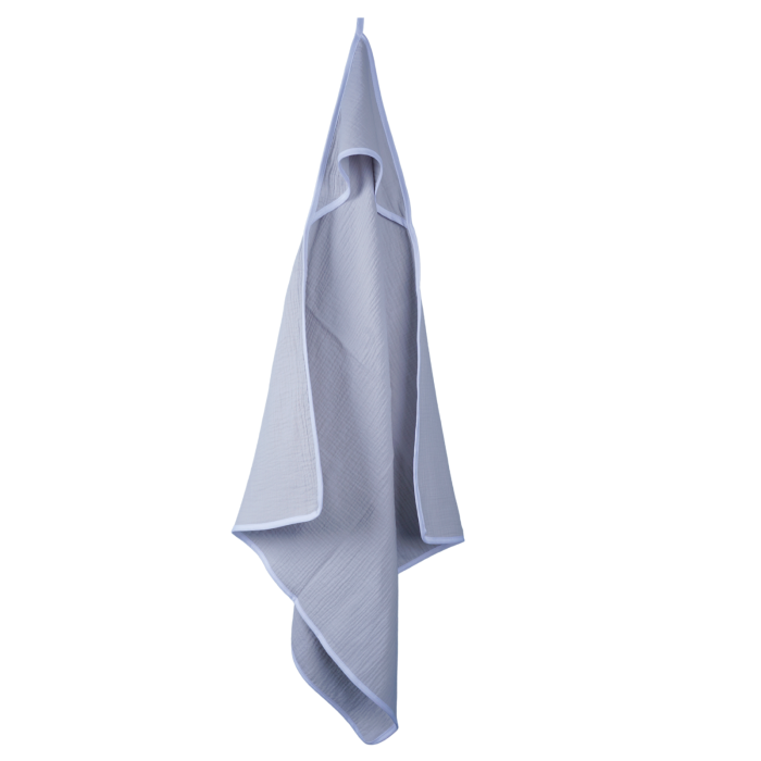 Pachet cadou bebelus Iepuras Paste turquoise si prosop muselina gri [3]