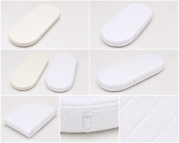 Pachet saltea landou + husă saltea 72x28x3 cm [4]