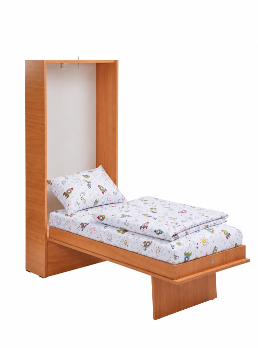 Pachet Set lenjerie 3 piese patut incastrabil rachete + protectie impermeabila [2]
