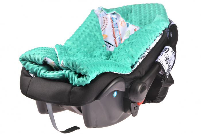 Paturica scaun auto model trenulete paturica fermecata [2]