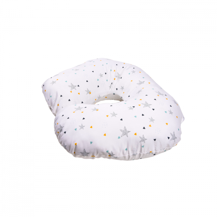 Perna alaptare "Mami&bebe" bumbac 100% premium model stelute colorate 60x45 cm [2]