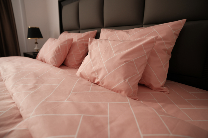 Blush Lines   - lenjerie de pat bumbac 100% personalizabila pe dimensiuni [4]