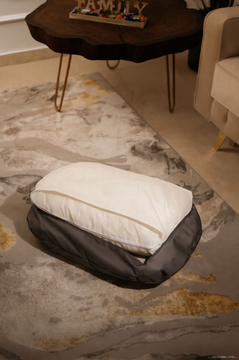 Saltea pernă impermeabilă, căței și pisici talie mică, pentru interior și exterior, husă detașabilă 45x65 cm [3]