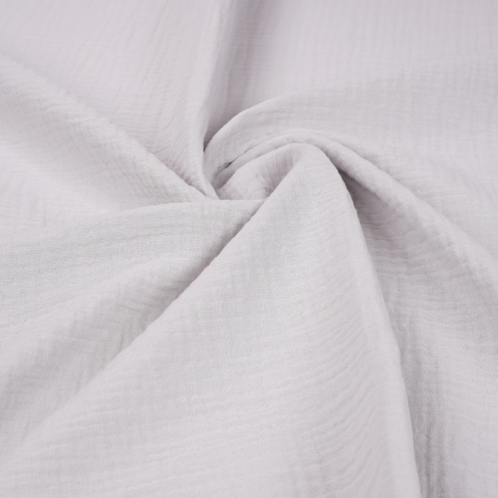Set 2 museline din bumbac organic 100% alb si gri,  80x80 cm [2]