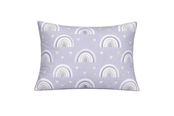 Set 3 huse pernuță 40x28 cm- Curcubee pe fond închis, Steluțe mici bleu și Curcubee colorate [2]