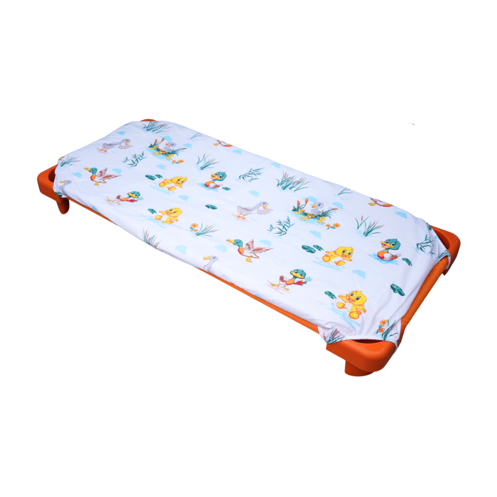 Set complet Lenjerie 5 piese patut stivuibil bumbac 100%  model ratuste [2]