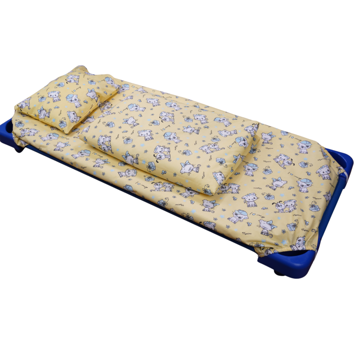 Set complet Lenjerie 5 piese patut stivuibil bumbac 100%  model pisicute - editie limitata [4]