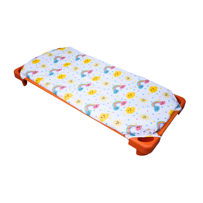 Set complet Lenjerie 5 piese patut stivuibil bumbac 100%  model curcubee si norisori [2]