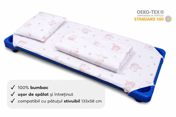 Lenjerie 5 piese patut stivuibil model iepurasi [2]
