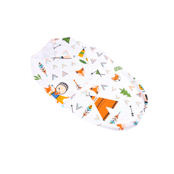 Sistem de infasat bumbac 100% model Animalute  0-3 luni [1]