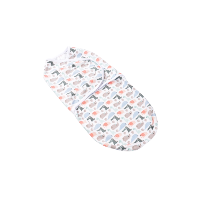 Sistem de infasat bumbac organic model animalute, prindere cu arici 0-6 luni [1]