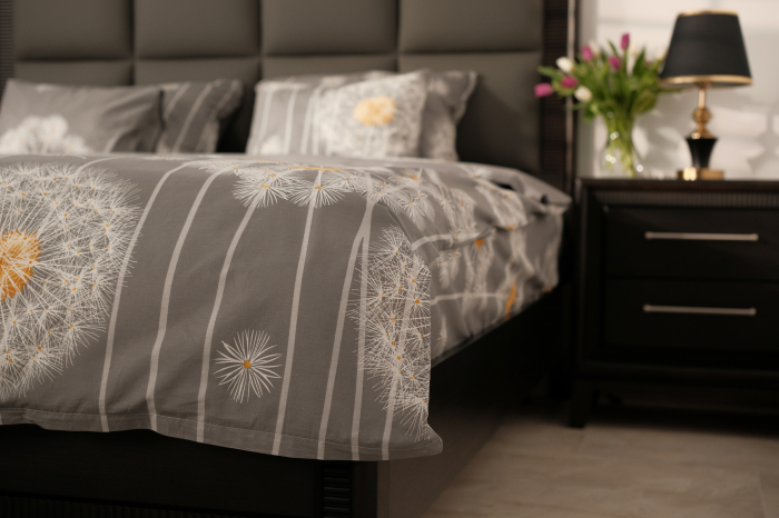 Golden Bloom - lenjerie de pat bumbac 100% personalizabila pe dimensiuni [2]