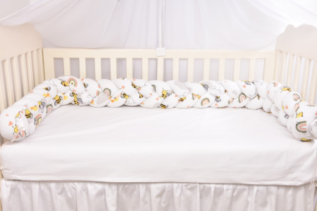 Aparatoare impletita bumbac 100% model albinute 240 cm [4]