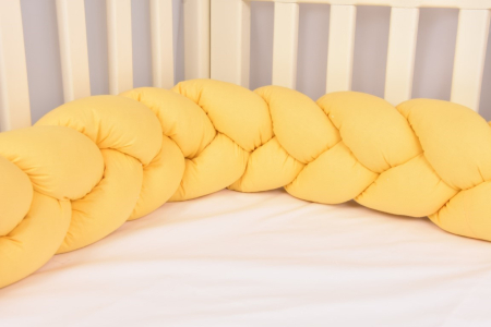 Aparatoare impletita bumbac 100% culoare galben 240 cm [1]