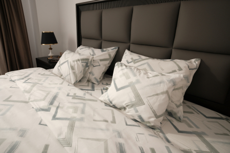 Quiet Square  - lenjerie de pat bumbac 100% personalizabila pe dimensiuni [3]